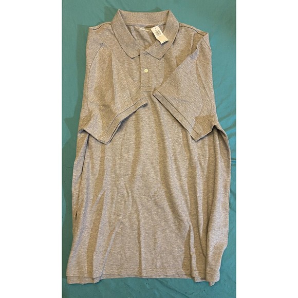 Old Navy Other - Old Navy Gray Men's Polo Shirt Top Short Sleeve Mans 2XL XXL